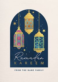 Tap to view Lanterns Ramadan Kareem From The Family Card