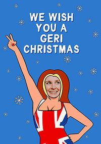 Geri Christmas Spoof Photo Card