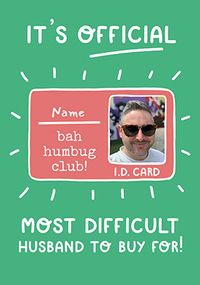 Tap to view Bah Humbug Club Christmas Card