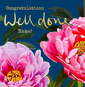 Two Bloom Well Done Card