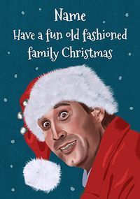 Tap to view Old Fashioned Personalised Christmas Card