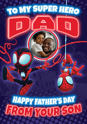 Spidey & Friends - From Son Father's Day Photo Card