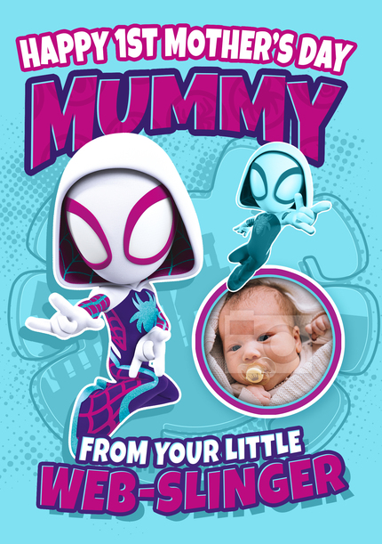 Spidey & Friends - Photo 1st Mother's Day Card