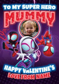 Tap to view Marvel Spidey My Hero Valentines Card