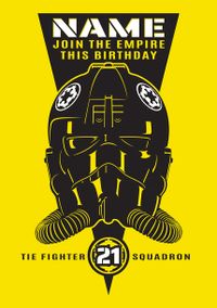 Tap to view Star Wars 21 Squadron Birthday Card