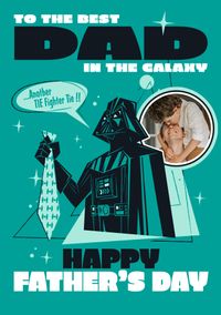 Tap to view Star Wars - Best Dad In The Galaxy Photo Upload Card