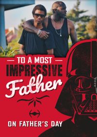 Tap to view Star Wars Most Impressive Father's Day Photo Card