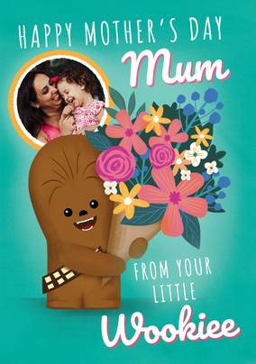 Star Wars Wookie Mum Mothers day Card