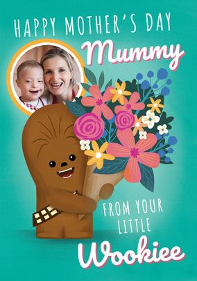 Star Wars Wookie Mummy Mothers Day Card