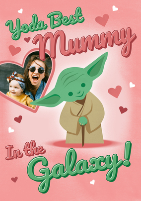 Star Wars Yoda Best Mothers Day Card