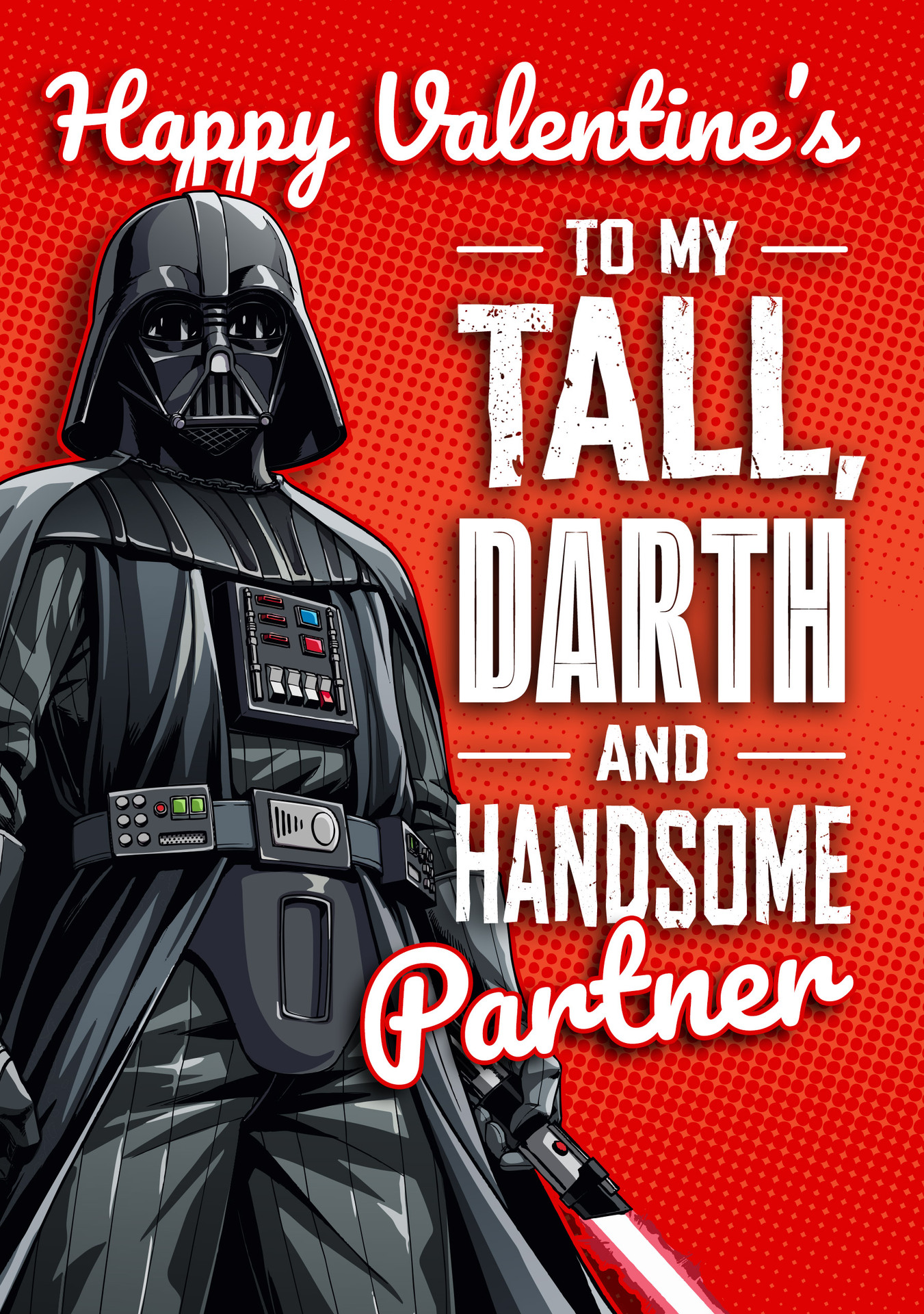 Star Wars Darth Partner Valentines Card