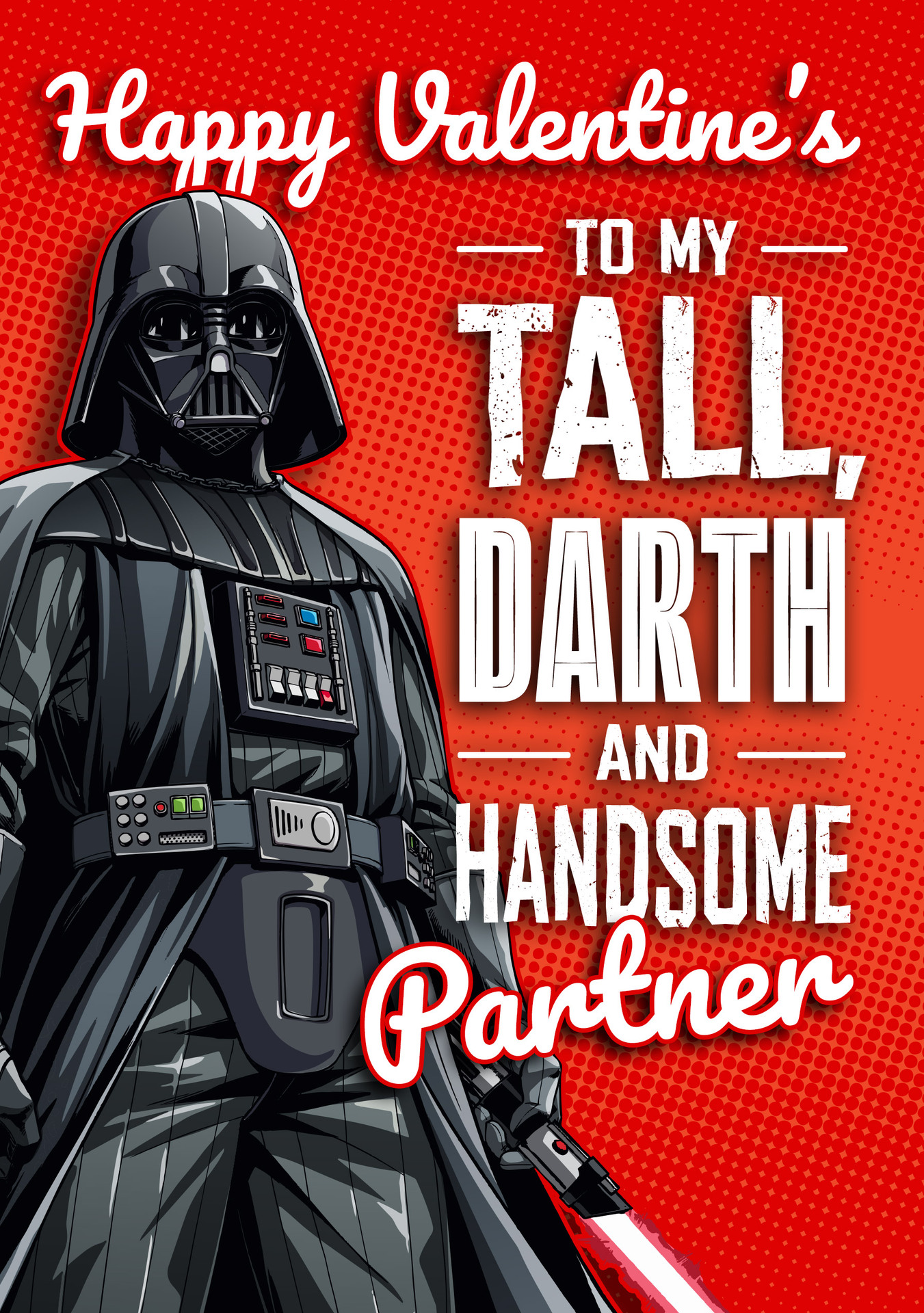 Star Wars Darth Partner Valentines Card