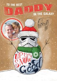 Star Wars - Daddy Personalised Christmas Card