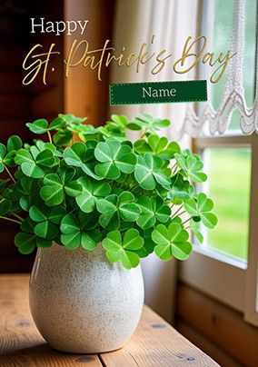 Photo of Photographic Personalised St Patrick's Day Card