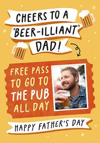 Tap to view Pub Pass Father's Day Card