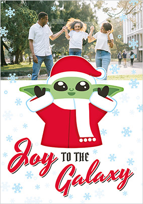 Grogu - Joy to the Galaxy Photo Christmas Card