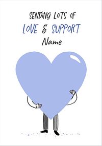 Tap to view Sending Love and Support Thinking of You Card