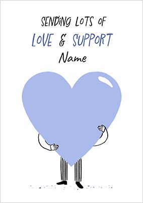 Photo of Sending Love and Support Thinking of You Card