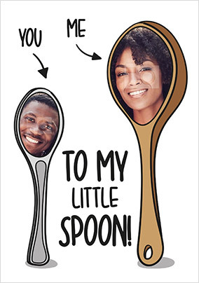 To My Little Spoon Photo Card