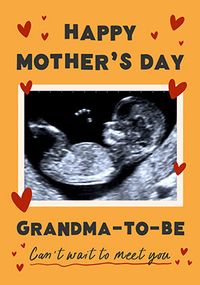 Grandma to Be Photo Mother's Day Card