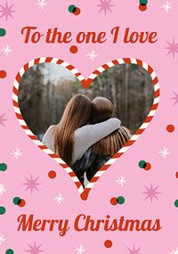 Tap to view One I Love Heart Christmas Card
