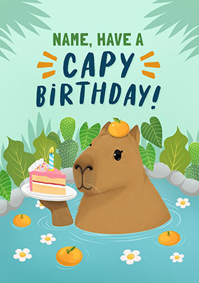 Have a Capy Birthday Card