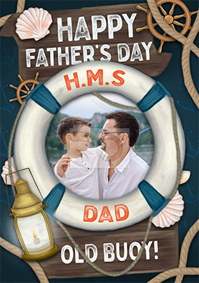 Old Buoy Personalised Father's Day Card