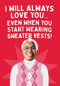 Tap to view Sweater Vests Photo Valentine's Day Card