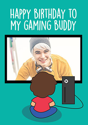 Gaming Buddy Birthday Card