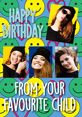 Favourite Child Photo Card
