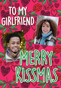 Tap to view Girlfriend Kissmas Photo Christmas Card