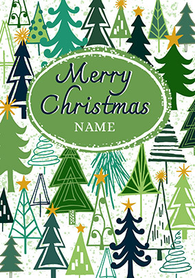 Evergreen Christmas Card