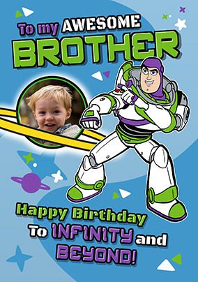 Photo of Toy Story Awesome Brother Birthday Photo Card