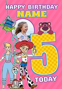 Tap to view Toy Story 5th Birthday Photo Card