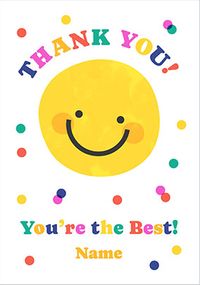 Tap to view Smiley Face Thank You Card