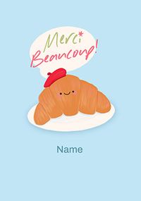 Tap to view Merci Beaucoup! Croissant Thank You Card