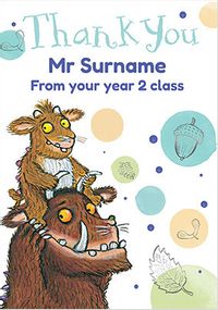 Tap to view The Gruffalo Thank You Teacher Card