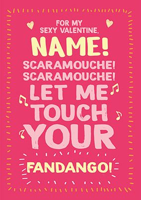 Photo of Scaramouche Valentine's Day Card