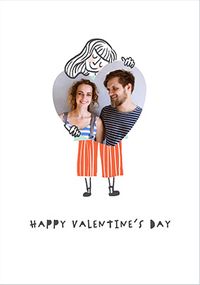 Tap to view Her Big Heart Valentine's Day Photo Card