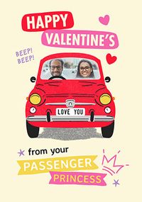 Tap to view Passenger Princess Photo Valentine's Day Card