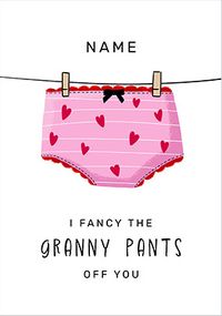 Tap to view Fancy The Pants Off You Valentine's Day Card