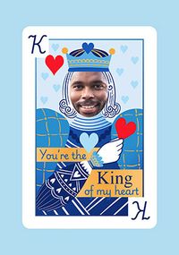 Tap to view King of my Heart Photo Upload Valentine's Day Card