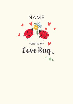 Photo of You're My Love Bug Valentine's Day Card