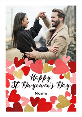 Photo of Happy St Dwynwen's Day Photo Upload Card