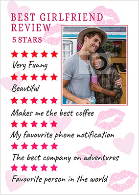 Girlfriend Photo Valentine Card