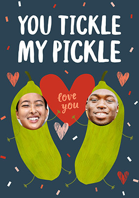 Tickle my Pickle Photo Card