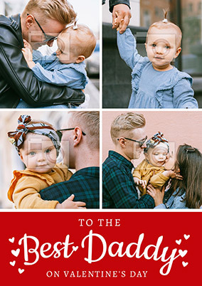 Daddy Photo Valentine Card