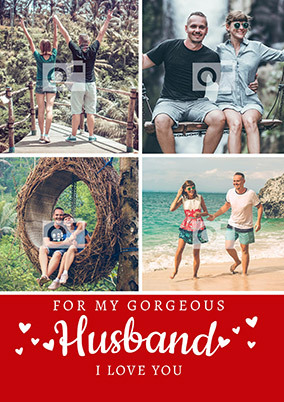 Husband Photo Valentine Card