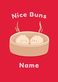 Tap to view Nice Buns Personalised Valentine's Day Card