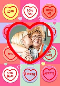 Tap to view Love Hearts Anniversary Photo Card